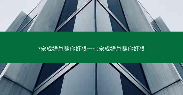7宠成婚总裁你好狠—七宠成婚总裁你好狠