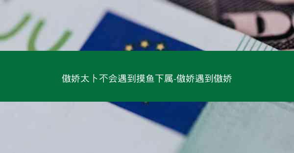 傲娇太卜不会遇到摸鱼下属-傲娇遇到傲娇