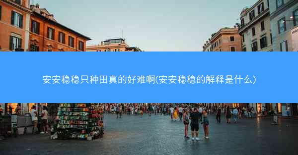 安安稳稳只种田真的好难啊(安安稳稳的解释是什么)