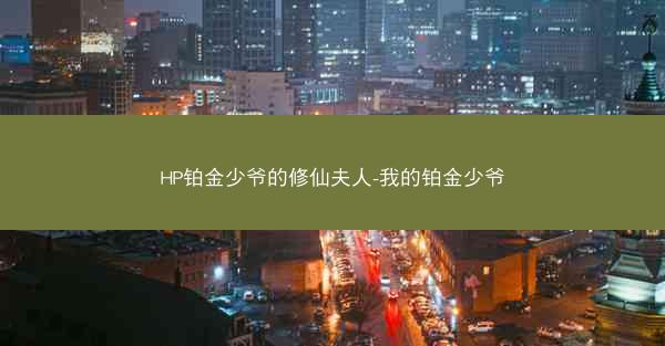 HP铂金少爷的修仙夫人-我的铂金少爷