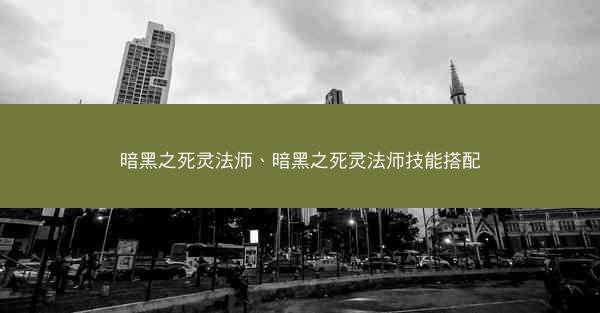 暗黑之死灵法师、暗黑之死灵法师技能搭配