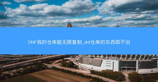 DNF我的仓库能无限复制_dnf仓库的东西取不出