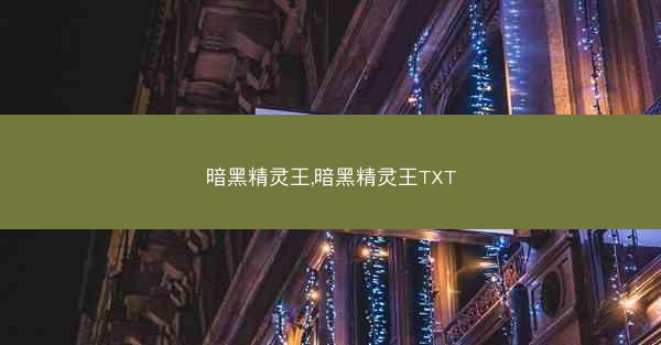 暗黑精灵王,暗黑精灵王TXT