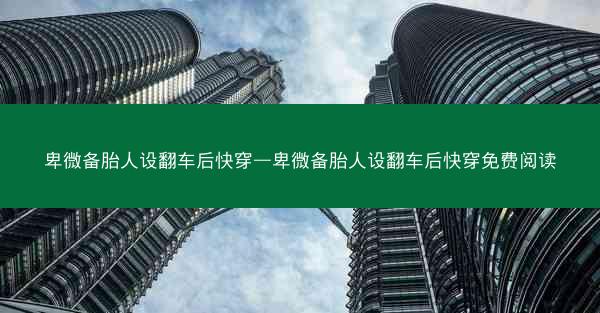 卑微备胎人设翻车后快穿—卑微备胎人设翻车后快穿免费阅读