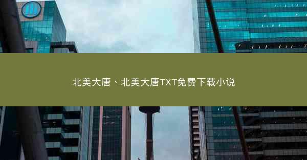 北美大唐、北美大唐TXT免费下载小说