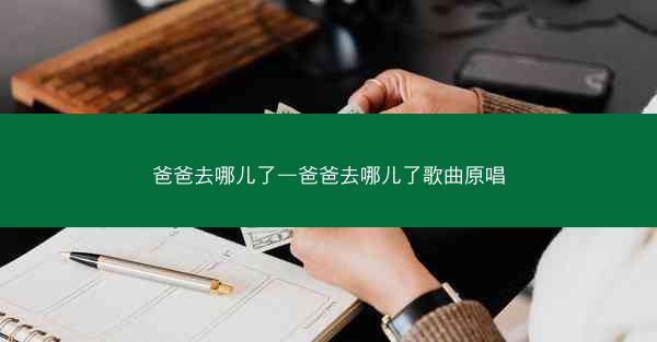 爸爸去哪儿了—爸爸去哪儿了歌曲原唱