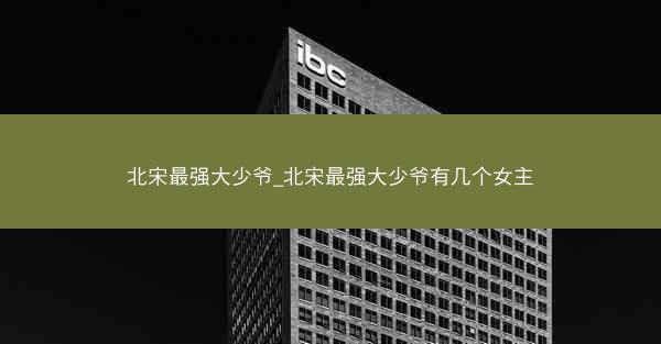 北宋最强大少爷_北宋最强大少爷有几个女主
