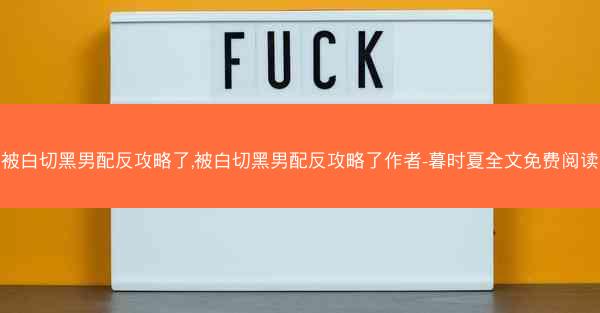 被白切黑男配反攻略了,被白切黑男配反攻略了作者-暮时夏全文免费阅读