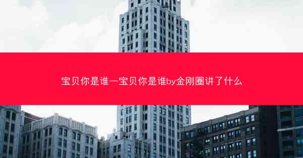 宝贝你是谁—宝贝你是谁by金刚圈讲了什么