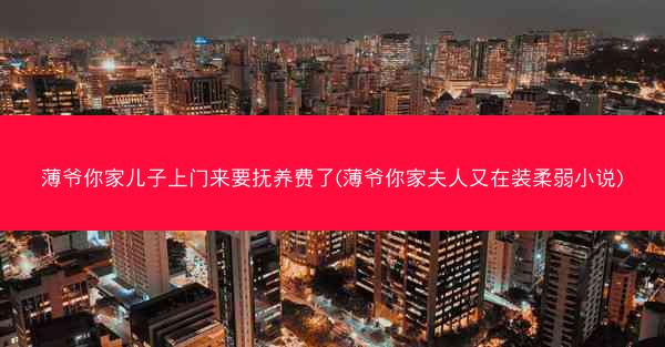 薄爷你家儿子上门来要抚养费了(薄爷你家夫人又在装柔弱小说)