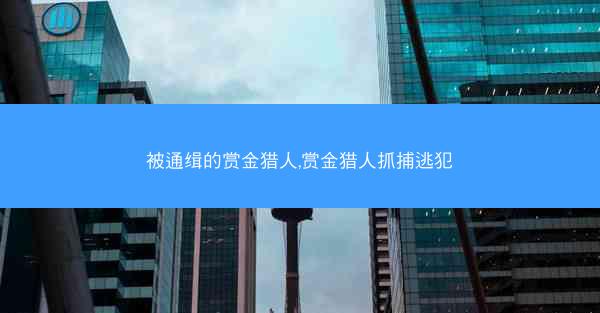 被通缉的赏金猎人,赏金猎人抓捕逃犯