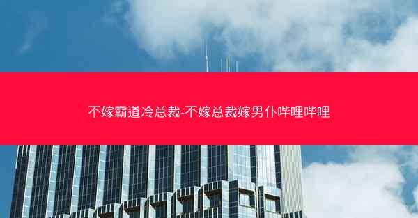 不嫁霸道冷总裁-不嫁总裁嫁男仆哔哩哔哩