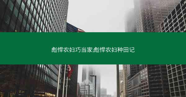彪悍农妇巧当家;彪悍农妇种田记