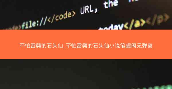 不怕雷劈的石头仙_不怕雷劈的石头仙小说笔趣阁无弹窗