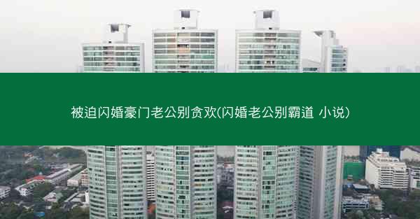 被迫闪婚豪门老公别贪欢(闪婚老公别霸道 小说)