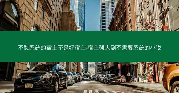 不怼系统的宿主不是好宿主-宿主强大到不需要系统的小说