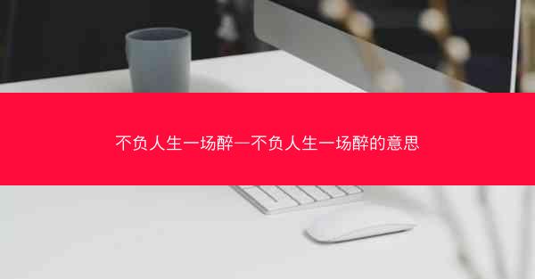 不负人生一场醉—不负人生一场醉的意思