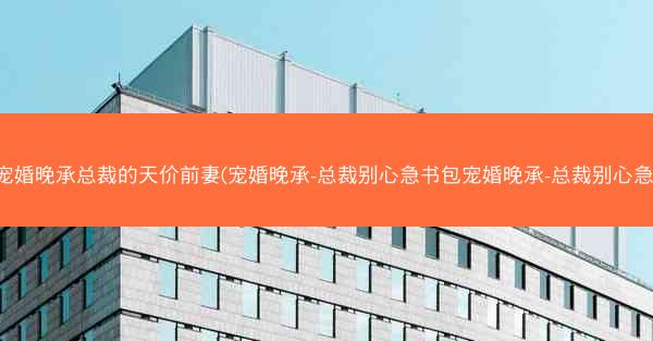 宠婚晚承总裁的天价前妻(宠婚晚承-总裁别心急书包宠婚晚承-总裁别心急)