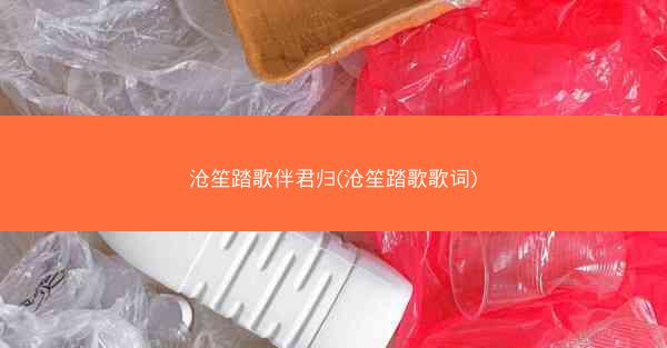 沧笙踏歌伴君归(沧笙踏歌歌词)