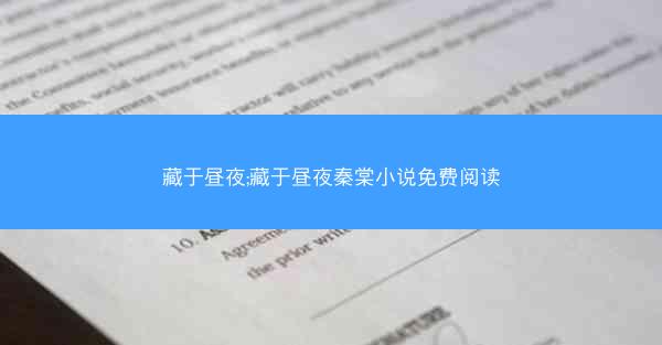 藏于昼夜;藏于昼夜秦棠小说免费阅读