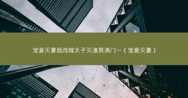 宠妾灭妻我改嫁太子灭渣男满门—《宠妾灭妻》