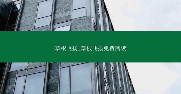 草根飞扬_草根飞扬免费阅读