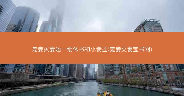 宠妾灭妻她一纸休书和小妾过(宠妾灭妻宝书网)