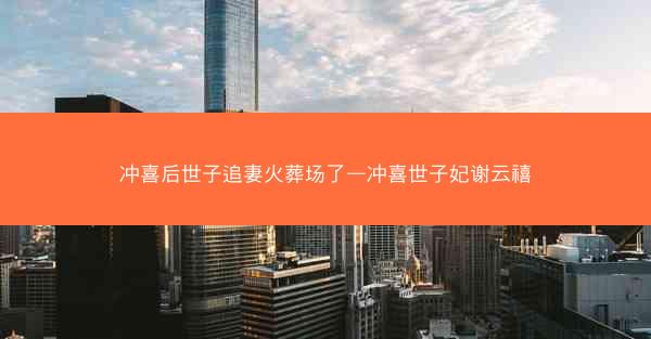 冲喜后世子追妻火葬场了—冲喜世子妃谢云禧