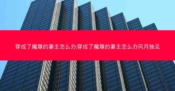 穿成了魔尊的妻主怎么办;穿成了魔尊的妻主怎么办风月独见