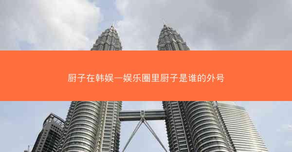 厨子在韩娱—娱乐圈里厨子是谁的外号