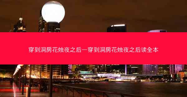 穿到洞房花烛夜之后—穿到洞房花烛夜之后读全本