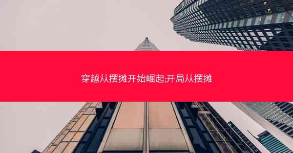 穿越从摆摊开始崛起;开局从摆摊