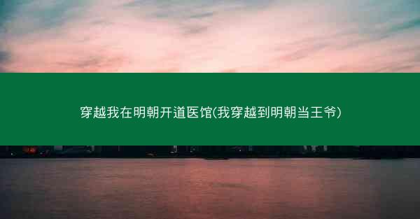 穿越我在明朝开道医馆(我穿越到明朝当王爷)