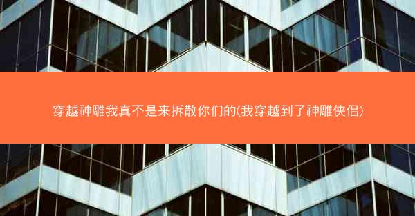 穿越神雕我真不是来拆散你们的(我穿越到了神雕侠侣)