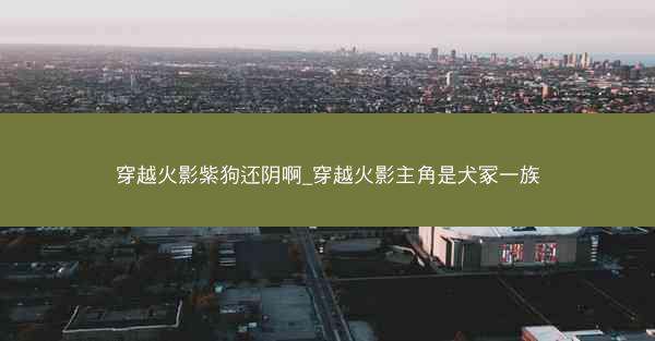 穿越火影紫狗还阴啊_穿越火影主角是犬冢一族