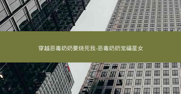 穿越恶毒奶奶要烧死我-恶毒奶奶宠福星女