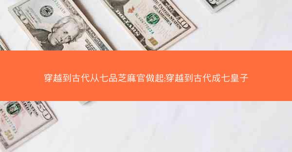 穿越到古代从七品芝麻官做起;穿越到古代成七皇子