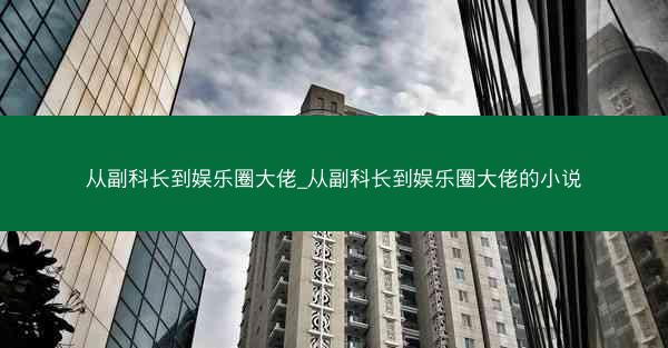 从副科长到娱乐圈大佬_从副科长到娱乐圈大佬的小说