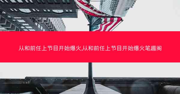 从和前任上节目开始爆火,从和前任上节目开始爆火笔趣阁
