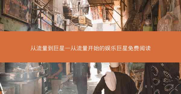 从流量到巨星—从流量开始的娱乐巨星免费阅读