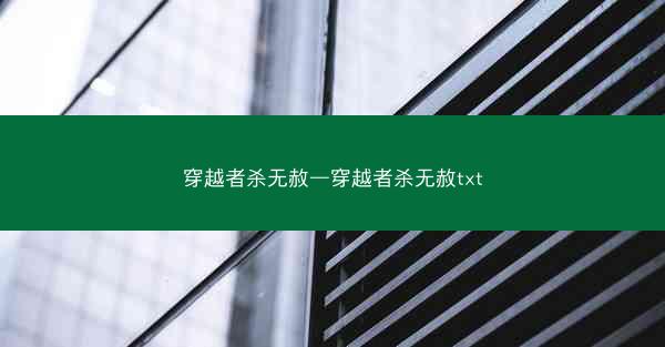 穿越者杀无赦—穿越者杀无赦txt 穿越者杀无赦—穿越者杀无赦txt