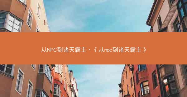 从NPC到诸天霸主、《从npc到诸天霸主》