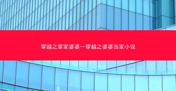 穿越之掌家婆婆—穿越之婆婆当家小说