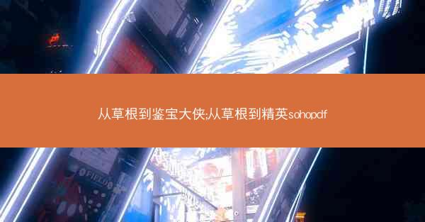从草根到鉴宝大侠;从草根到精英sohopdf 从草根到鉴宝大侠;从草根到精英sohopdf