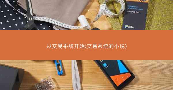 从交易系统开始(交易系统的小说)