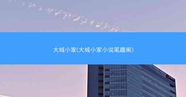 大城小家(大城小家小说笔趣阁)