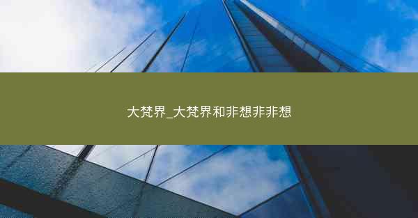 大梵界_大梵界和非想非非想
