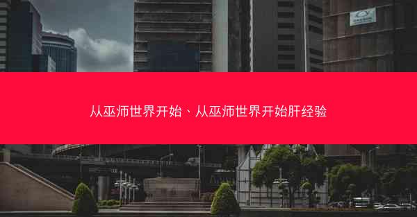 从巫师世界开始、从巫师世界开始肝经验