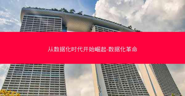 从数据化时代开始崛起-数据化革命
