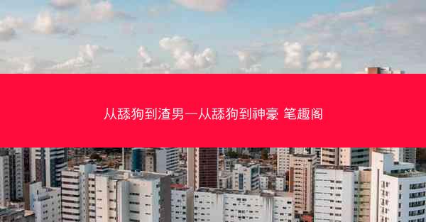从舔狗到渣男—从舔狗到神豪 笔趣阁